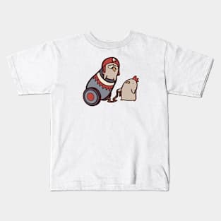 Chickens Can Fly Kids T-Shirt